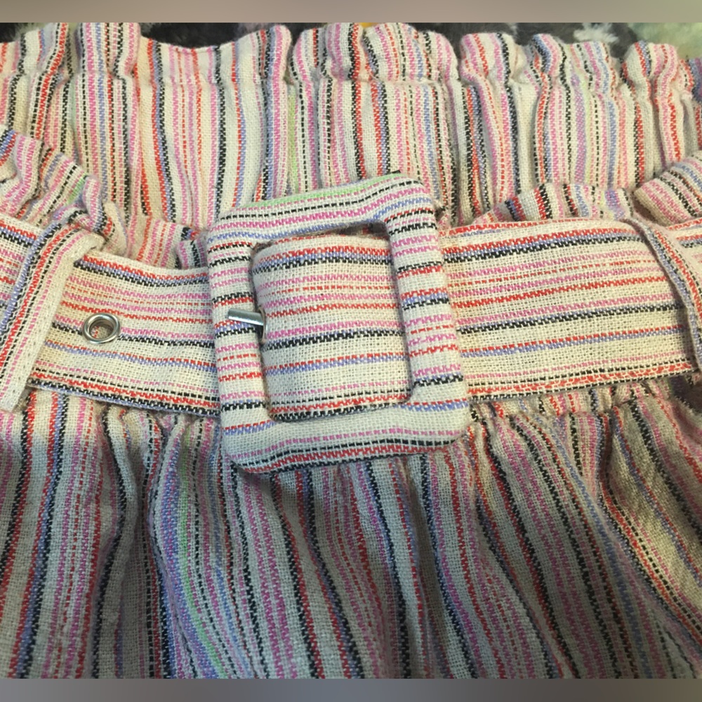 Woman’s striped dress shorts.                         Size -  Small - Picture 3 of 11